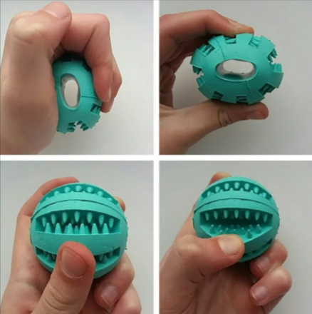 interactive slow feeder dog ball